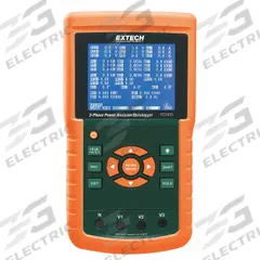 EXTECH Power Analyzer/Datalogger: For Three Phase, CAT III 600V, No Certification Included, Digital (MPN PQ3450). Key specifications — Brand: EXTECH; IP Rating: Not Rated; Sampling Rate: 2 sec to 2 hr.