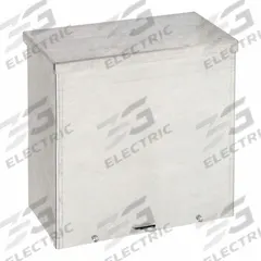 WIEGMANN Enclosure: Steel, 12 in x 12 in x 4 in, 3R, Solid Cover, Screw On, Galvanized (MPN RSC121204GNK). Key specifications — Brand: WIEGMANN; Closure Method: Padlock Hasp; Knockouts: Not Included.