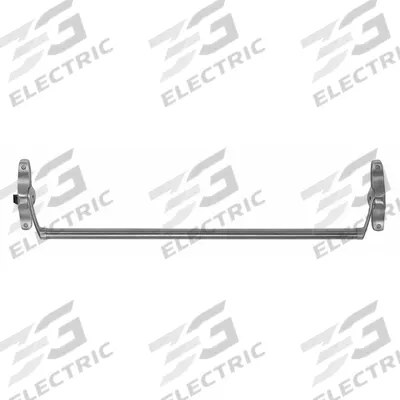 VON DUPRIN Exit Device: 44 in Max Door Wd - Rim Push Bars