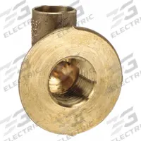 NIBCO Sweat Fitting Elbow: 1/2 in CTS x 1/2 in Pipe, Cup x FNPT, Bronze (MPN 708LF-12)