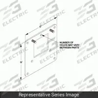 HAMMOND MANUFACTURING Wireway Reducer: 4 in Wd, 4 in_6 in Ht, 7 5/8 in Ht, Stainless Steel (MPN 1487DRESS). Key specifications — attr2555: HAMMOND MANUFACTURING; attr2565: Stainless Steel.