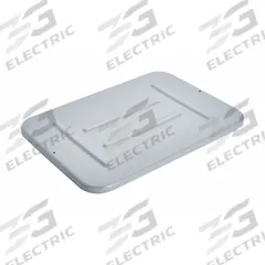 RUBBERMAID COMMERCIAL PRODUCTS Lid: 22 in x 16 1/2 in, Gray, 5M668, 3349 (MPN FG364800GRAY). Key specifications — Compatible Tote - Grainger Part Number: 5M668; Compatible Tote - Manufacturer Model Number: 3349; Brand: RUBBERMAID COMMERCIAL PRODUCTS; Material: Plastic.