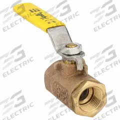 APOLLO Manual Two-Way Ball Valve: 1/2 in, Bronze, Straight, FNPT x FNPT, 600 psi Max. Pressure (CWP) (MPN 7010310). Key specifications — Brand: APOLLO; Handle: Lever.