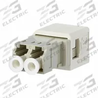 METZ CONNECT Fiber Optic Adapter Insert: Plastic, Fiber Optic, 2 Ports, Equipped (MPN 1402300820MI). Key specifications — Housing Material: Plastic; Includes Connector: Equipped; Product Type: LC-D Adapter; Connector Color: Beige; Connection Type: Fiber Optic.