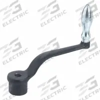 JW WINCO Crank Handle: Cast Iron w/ Revolving Steel Grip, 14 mm Bore Dia, 160 mm Handle Lg (MPN 14MC09/D). Key specifications — Brand: JW WINCO.