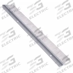 NATIONAL GUARD Door Weatherstripping: Brush Insert, 7 ft Lg, 1 3/8 in Wd, 1/4 in Ht (MPN OV633A-84"). Key specifications — Insert Material: Nylon; Flange Material: Aluminum; Brand: NATIONAL GUARD.
