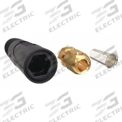 LINCOLN ELECTRIC Cable Receptacle: 2/0 AWG to 3/0 AWG, Double Ball-Point, Female (MPN K1759-95). Key specifications — Brand: LINCOLN ELECTRIC; Manufacturer Part Number: K1759-95.