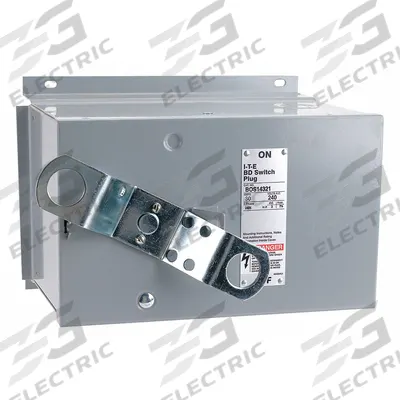 Siemens Bus Plug: 60 A Amps, 600V AC, BOS, H/K/R, Siemens BD Busway, 3 Phase - Siemens Fusible Bus Plugs