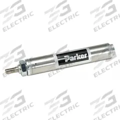 PARKER Round Air Cylinder: 2 in Bore, 5 in Stroke, Stainless Steel, Nose Mounting, 1/4 in NPT, SR (MPN 2.00NSR05.00). Key specifications — attr1133716: Rotating Rod.