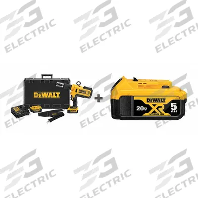 DEWALT Press Tool Kit: 20V MAX*, Std, Pistol Grip - DEWALT Press Fitting Tools
