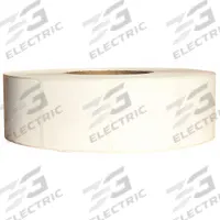 APPROVED VENDOR Barcode Printer Label: 2 in Label Wd, 2 in Label Ht, White, 3 in Core Dia., Matte (MPN 60DX59). Key specifications — Label Finish: Matte; Brand: APPROVED VENDOR; Label Color: White; Adhesive Material: Permanent; Label Material: Paper; Perforation: Perforated.