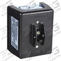 HUBBELL KELLEMS Manual Motor Switch: 2 Poles, 30 A, 1 NEMA Rating, Non-Metallic Enclosure (MPN HBL1392). Key specifications — Brand: HUBBELL KELLEMS; Maximum Voltage Rating: 600V AC; Mounting Style: Surface; Pilot Light: Not Included.