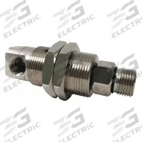 MOSMATIC Rotary Union: Straight, Nickel-Plated C38500 Brass, 1 Passages, 3/8 in Rotating Shaft, Air (MPN 37.363). Key specifications — Maximum Speed: 2000 RPM; Brand: MOSMATIC; Seal Material: Ceramic.