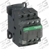 SCHNEIDER IEC Magnetic Contactor: Non-Reversing, 3 Poles, 3NO Contacts, 9 A, 220V AC Coil (MPN LC1D09M7). Key specifications — Brand: SCHNEIDER; Integrated Surge Suppression: No.