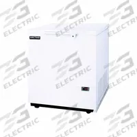 ARCTIKO Lab Chest Freezer: Chest, 4.69 cu ft, -60°C to -30°C, Auto Defrost Method, Lifting Lid Door (MPN SF 150). Key specifications — Brand: ARCTIKO; Door Hinge: Top.