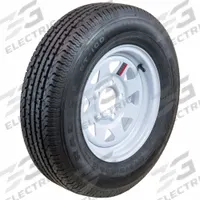 HI-RUN Trailer Tire Wheel Assembly: Street Tire and Wheel Assembly, 13X4.5 5-4.5 Tire Size, ST100 (MPN ASR1200). Key specifications — Tire Type: Trailer Tire; Tire Size: 13X4.5 5-4.5; Product Type: Street Tire and Wheel Assembly; Brand: HI-RUN.