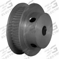 DAYTON Timing Pulley: Modified Curvilinear, Fixed, For GT Timing Belt Section, For 6 mm Belt Wd (MPN 48-2P06-6FA3). Key specifications — Brand: DAYTON; Finish: Clear Anodized; For Belt Series: Powerhouse®.