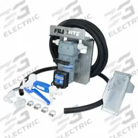 FILL-RITE Electric Drum Pump: 12 V DC, 1/4 hp HP, Polypropylene, 10 gpm Max. Flow Rate, 1 1/8 in BSP (MPN DF012CMN520). Key specifications — Brand: FILL-RITE; Nozzle Material: Polypropylene; Meter: Not Included; Pump Kit Type: Pump with Discharge Hose & Nozzle.