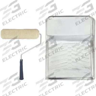 WOOSTER Paint Roller Kit: 5 Wire Cage Roller Frame, 9 in Roller Lg - Roller & Tray Kits