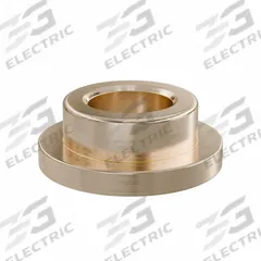 Flanged Sleeve Bearing: Bronze, SAE 841, 10 mm Bore, 16 mm OD, 8 mm Lg, -35°F to 300°F, 10 PK (MPN FFM1016-08B). Key specifications — System of Measurement: Metric; Material Grade: SAE 841; Flange Type: Flanged; Brand: OILITE.