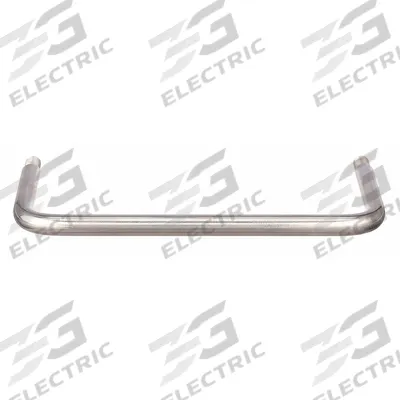 MONROE PMP Pull Handle: Threaded Holes, Stainless Steel, Silver, 1/4"-20 Screw Size - Standard Pull Handles