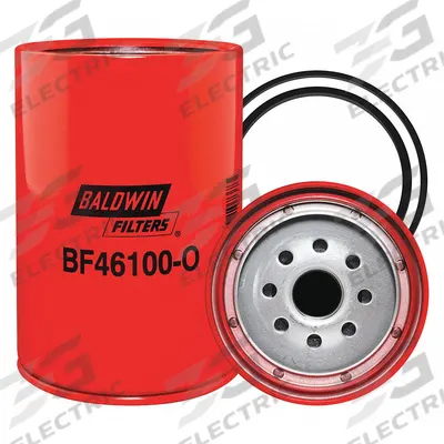 BALDWIN FILTERS Fuel Filter: Spin-On, 4 1/4 in Outside Dia, 1"-14 Thread Size, Cellulose - Spin-On Fuel Filters