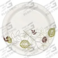 DIXIE Disposable Paper Plate: Multi, Medium-Wt, 6 7/8 in Disposable Plate Size, 1,000 PK (MPN UX7PATH). Key specifications — attr553080: Round; attr553063: Soak-Proof Shield; attr553071: Paper; attr553072: Yes; attr553076: Pathways; attr553078: Salad Plate; attr553062: DIXIE.