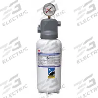 3M Water Filtration System: 0.2 micron, 2.5 gpm, 25,000 gal, 14 7/8 in Overall Ht (MPN 5616201). Key specifications — Connection Type: NPT; Filter Media: Pleated Membrane; Reduces: Cyst; Brand: 3M.