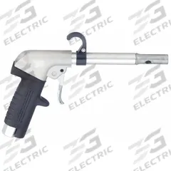 GUARDAIR Air Gun: Pistol-Grip Grip, Aluminum, 1/4 in Female NPT, 1 Nozzle(s), Straight, Focused (MPN U75LJ006AA225). Key specifications — attr1328526: Aluminum; attr1328500: Hanging Hook; attr1328508: GUARDAIR; attr1328515: No; attr1328522: Zinc Alloy; attr1328533: Yes.