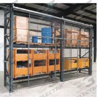 WIRECRAFTERS Enclosure Kit: 3 Bays, 96 in x 36 in x 120 in, 10 ga, Steel, Powder Coated, Gray (MPN RE81036SD3). Key specifications — Brand: WIRECRAFTERS; Material: Steel; Includes: Overhead Track; Includes Hardware: Yes; Finish: Powder Coated; Color: Gray.