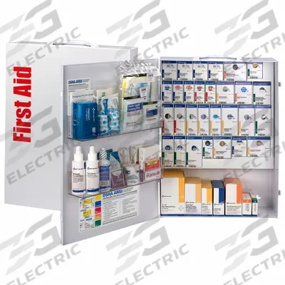 FIRST AID ONLY First Aid Kit and Housing: 668 Components, ANSI/ISEA Z308.1-2021, Type I/II - Industrial ANSI First Aid Kits