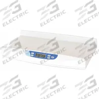 DORAN Infant Scale: Digital, kg/lb, 11 in Weighing Surface Wd, 25 in Weighing Surface Dp (MPN DS4100). Key specifications — Brand: DORAN; Weighing Units: kg; Standards: ULus; IP Rating: Not IP Rated; Indicator Attachment: Integrated; Includes: (4) AA Batteries; Readability: 0.2 oz/5 g.