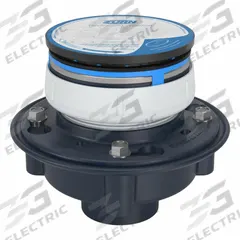 ZURN Floor Drain: 8 1/4 in Overall Dia, 5 in Grate Size, 4 in Nominal Pipe Size, Solvent Weld, ABS (MPN EZ1-AB3-SS). Key specifications — Color: Silver; Connection Type: Solvent Weld; Brand: ZURN; Includes: Stainless Mesh Screen.