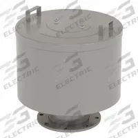 SOLBERG Filter Silencer: 6 in Flange Inlet Size, 1,100 scfm, 22 in Overall Ht, 22.5 in Outside Dia (MPN F-376P-600F). Key specifications — attr60071: F-376P-600F; attr60074: SOLBERG.