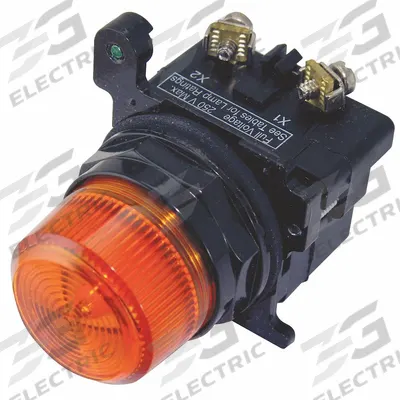 EATON Pilot Light: 30 mm Panel Mounting Size, Amber, LED - LED Pilot-Lights