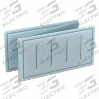 GRAINGER Link Air Filter: 24 in x 24 in x 1 in, 24 in Section Wd, 3 Sections, 3 Ply, MERV 8 (MPN 2DWU2). Key specifications — Performance Rating: MERV 8; Brand: GRAINGER; Media Material: Synthetic.