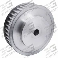 APPROVED VENDOR Timing Pulley: Trapezoidal, Fixed, For L Timing Belt Section, For 1/2 in Belt Wd (MPN 15LF050X1/2). Key specifications — Brand: APPROVED VENDOR; Tooth Profile: Trapezoidal; Finish: Black Oxide.