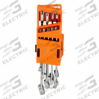 BETA Combination Wrench Set: Stainless Steel, Chrome, 9 Tools, 8 mm to 19 mm Range of Head Sizes (MPN 000420387). Key specifications — attr309520: Chrome; attr309519: Stainless Steel; attr324929: BETA; attr309512: Box; attr309522: No; attr309533: No.
