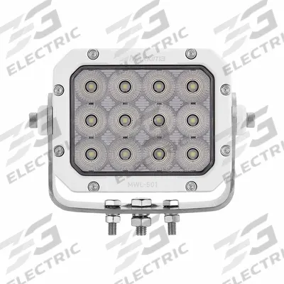 MAXXIMA Vehicle Work Light: Square, Flood, LED, Bolt, DT06 Pigtail - Vehicle Floodlights