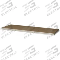 TENNSCO Shelf: 72 in x 36 in, 500 lb Load Capacity, Particleboard, Sand, Shelf (MPN ZVES-7236D1 SAND). Key specifications — Decking Material: Particleboard; Includes: Shelf; Decking Finish: Unfinished; Shelf Configuration: Single Straight; Color: Sand; Frame Material: Steel; Brand: TENNSCO; Frame Finish: Zinc Plated.