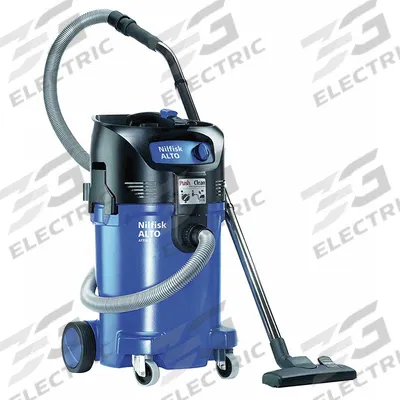 NILFISK Shop Vacuum: 12 gal Tank Size, Plastic, 1 1/2 in Vacuum Hose Dia, 10 ft Hose Lg - Heavy-Duty Vacuums