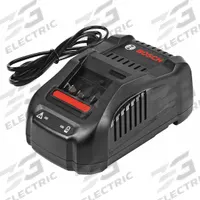 BOSCH Battery Charger: Single-Port Charging, For 14.4V DC/18V DC, 6 Ah Charged in 1-Hour, 120V AC (MPN BC1880). Key specifications — attr1255775: Rapid; attr1255810: 18V DC; attr1255811: (1) 14.4V/18V; attr1255812: 120V AC.