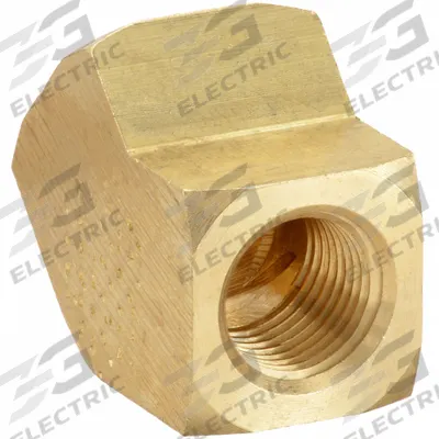 PARKER Metal Pipe Elbow: 45° Elbow, 1/8 in x 1/8 in - Threaded High-Pressure Pipe Fittings
