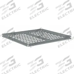 TENNSCO Shelf: 36 in x 36 in, 1,000 lb Load Capacity, Steel, 5 ga Decking, Gray, Shelf (MPN ZBES-3636W). Key specifications — Decking Material: Steel; Includes: (4) Beams; Decking Finish: Zinc Plated; Shelf Configuration: Single Straight; Color: Gray; Frame Material: Steel; Brand: TENNSCO; Frame Finish: Zinc Plated.