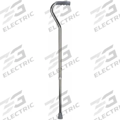 DMI Adjustable Cane: Adj Cane, Offset, Single, Vinyl, Locking Ring, 31 in – 40 in - Single-Tip Canes