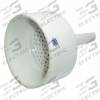 APPROVED VENDOR Lab Funnels - Porcelain Buchner Funnel: Porcelain, 350 mL, 105 mm, 78 mm Stem Lg (MPN JBF350). Key specifications — Product Type: Buchner Funnel; Body Color: White; Brand: APPROVED VENDOR.