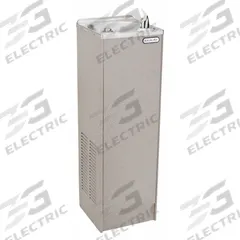 ELKAY Drinking Fountain: 3 gph @ 50°F, 38 in Overall Ht, Top Push Button, 12 in Overall Wd, Gray (MPN FD7003L1Z). Key specifications — Brand: ELKAY; Housing Color: Gray.
