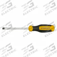 STANLEY Screwdriver: Chrome Vanadium Steel, 1/4 in Tip Size, Long Lg, 8 in Overall Lg, 4 in Shank Lg (MPN STHT60783). Key specifications — attr1205183: 1/4 in; attr1205186: Ergonomic; attr1205189: STANLEY.