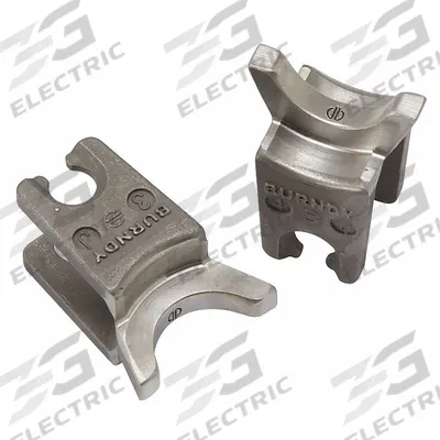 BURNDY Upper and Lower Crimping Die: 4 AWG Aluminum - Burndy Replacement Crimping Dies