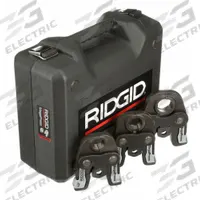 RIDGID Press Jaw Kit: 1/2 in to 1 in Pipe, Stainless Steel, Extended/Std Tool Types, Viega MegaPress (MPN 48558). Key specifications — attr518793: Stainless Steel; attr518792: Viega MegaPress; attr553578: (3) Jaws; attr518791: RIDGID.